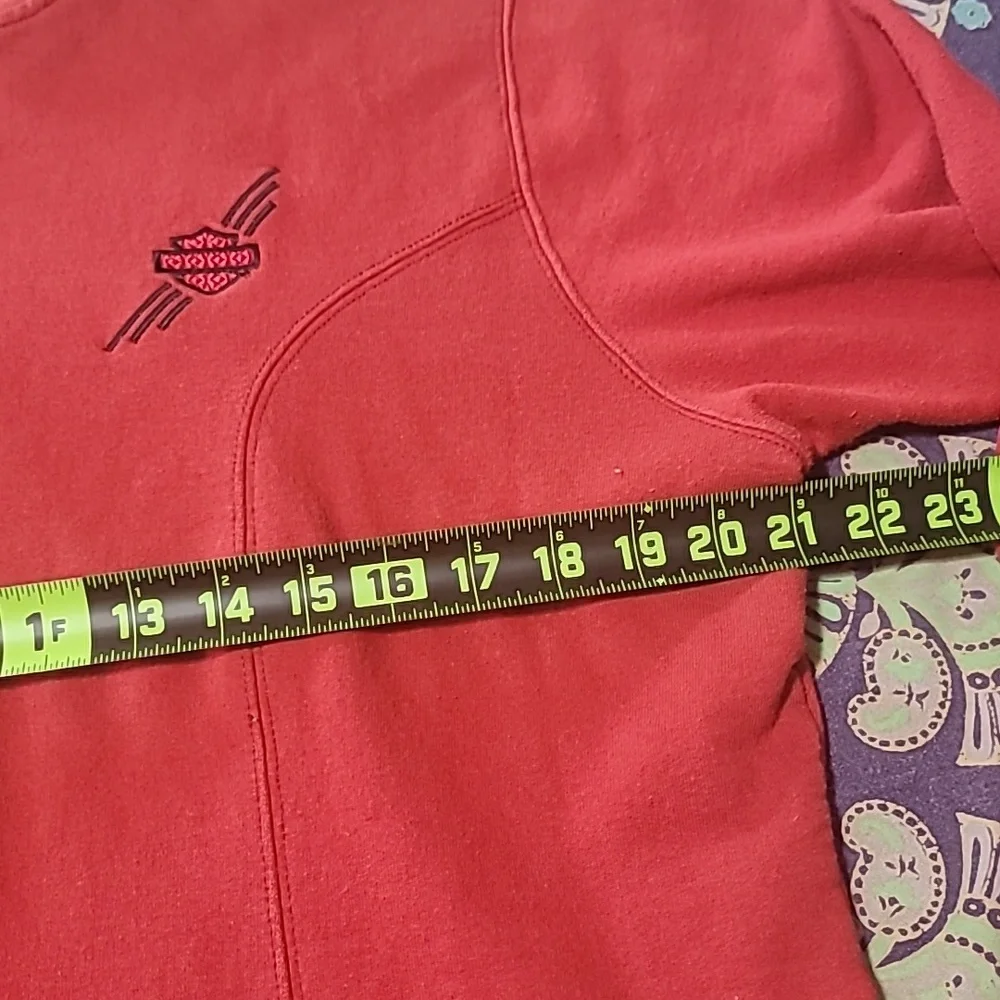 Harley Davidson Ladies Zipup Sweatshirt - so cozy and cute! - Picture 4 of 9